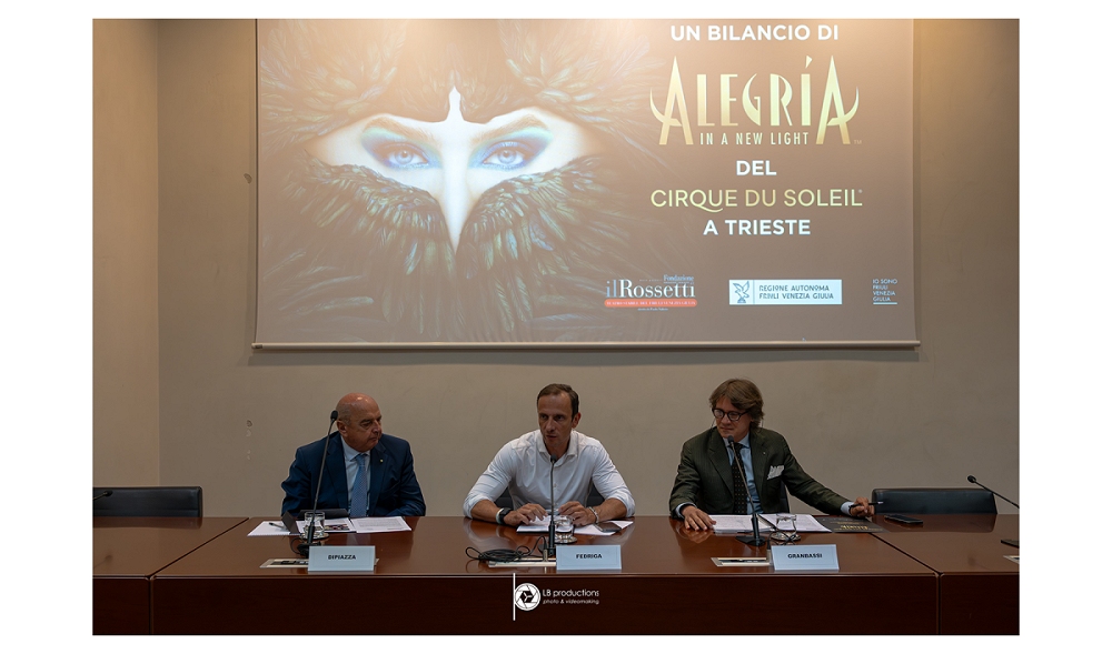 I NUMERI DELL’EVENTO CIRQUE DU SOLEIL A TRIESTE PRESENTATI OGGI IN UNA CONFERENZA STAMPA