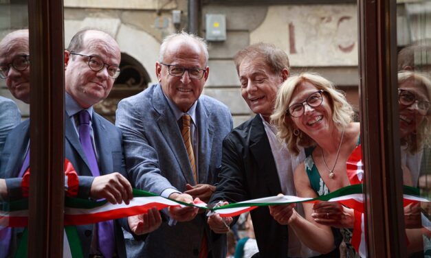 TAGLIO DEL NASTRO di BORGO LIVE ACADEMY Inaugurato il palazzo in via Rastello, su 4 piani, acquistato da ArtistiAssociati