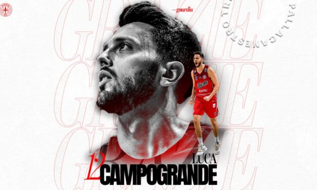 PALLACANESTRO TRIESTE SALUTA LUCA CAMPOGRANDE
