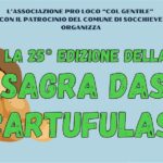 ARRIVA LA 25ª SAGRA DAS CARTUFULAS, 9 E 10 AGOSTO A PRIUSO DI SOCCHIEVE