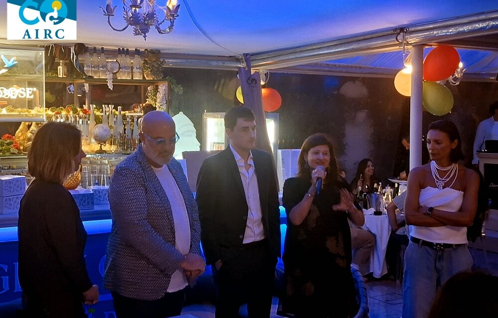 BUONA LA PRIMA PER IL CHARITY NIGHT E DINNER SHOW DI FONDAZIONE AIRC AL MR. CHARLIE