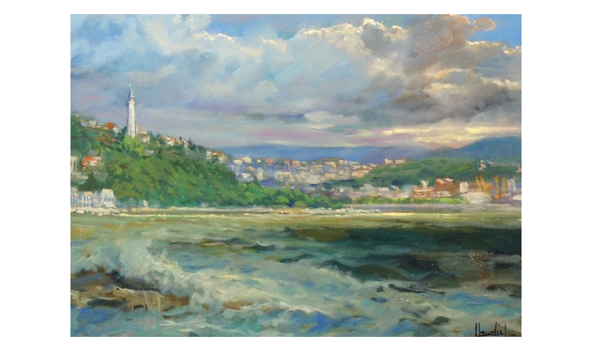 ALLA SALA COMUNALE D’ARTE DI PIAZZA UNITÀ D’ITALIA INAUGURAZIONE DELLA MOSTRA “TRIESTE…SENTIMENTI DI MARE” DI ROMANO CIALIMBRUSCHI