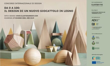 Cluster Arredo, 100 progetti da tutta Italia per raccontare le foreste del FVG con un souvenir di design: un giocattolo in legno