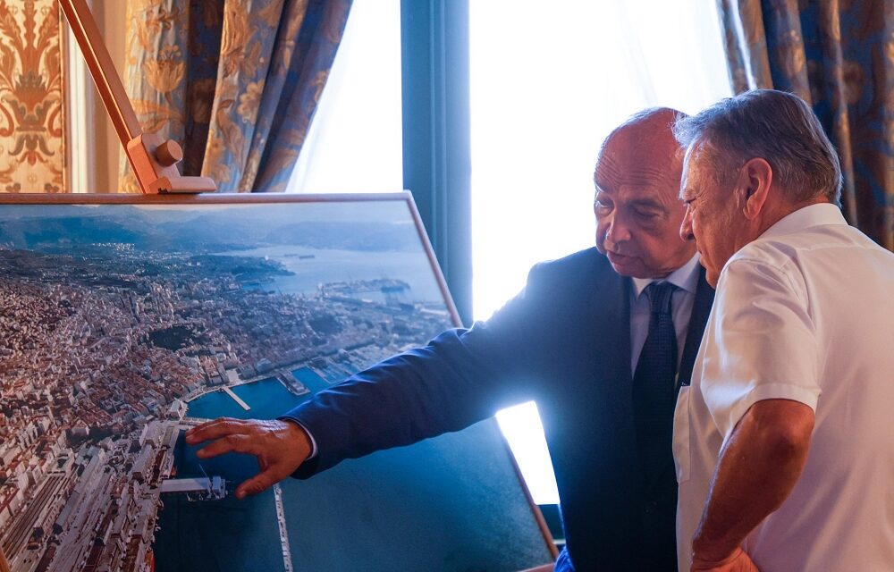 IL SINDACO ROBERTO DIPIAZZA HA RICEVUTO IN MUNICIPIO IL COLLEGA PRIMO CITTADINO DELLA CAPITALE SLOVENA, ZORAN JANKOVIĆ