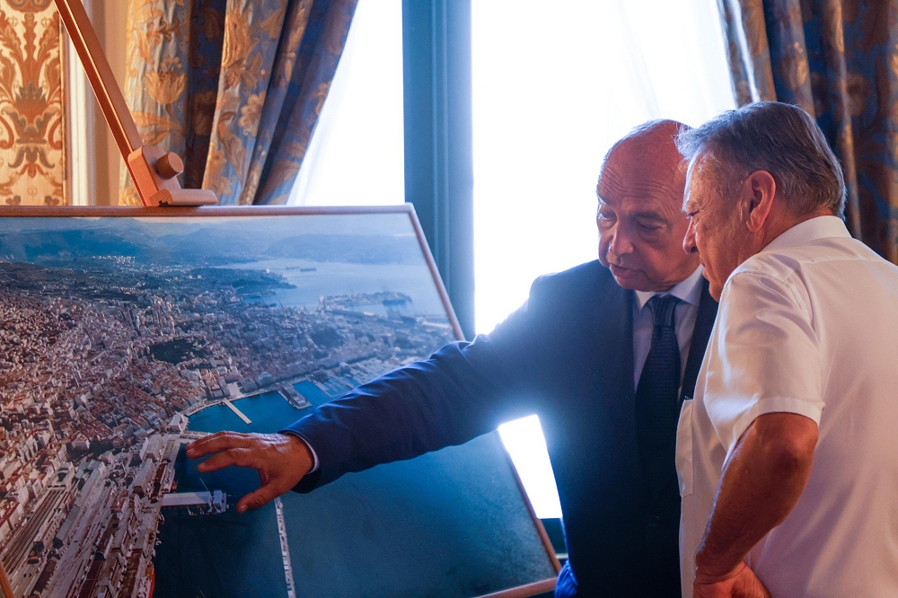 IL SINDACO ROBERTO DIPIAZZA HA RICEVUTO IN MUNICIPIO IL COLLEGA PRIMO CITTADINO DELLA CAPITALE SLOVENA, ZORAN JANKOVIĆ