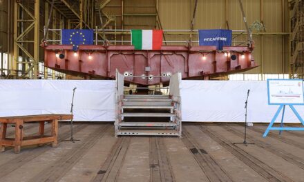 FINCANTIERI: IMPOSTAZIONE DELLA PRIMA UNITÀ “FREMM EVO” A RIVA TRIGOSO