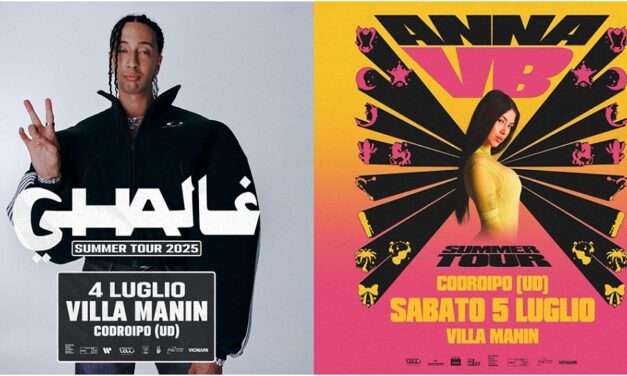 GHALI E ANNA LE DUE SUPERSTAR DELLA SCENA CONTEMPORANEA PRONTE AD ACCENDERE IL WEEKEND DI VILLA MANIN