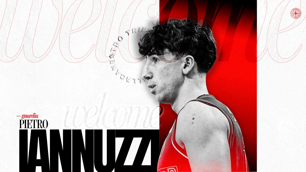 PIETRO IANNUZZI È UN NUOVO GIOCATORE DELLA PALLACANESTRO TRIESTE