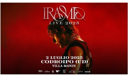 IRAMA mercoledì 2 luglio a Villa Manin per la prima del tour estivo