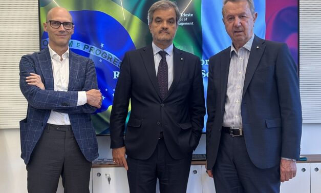 L’AMBASCIATORE DEL BRASILE IN ITALIA VISITA MIB TRIESTE: UN PONTE PER LA PACE, LO SVILUPPO E LE RADICI COMUNI