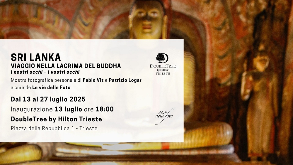 Apre e inaugura domenica 13 luglio 2025 alle ore 18.00 presso il DoubleTree By Hilton Trieste la mostra personale di Fabio Vit e Patrizio Logar di Fotostudio Immagini