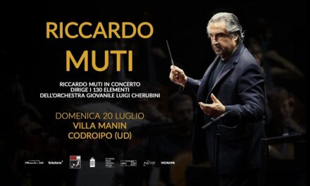 RICCARDO MUTI a Villa Manin il concerto evento con i 130 elementi dell’Orchestra Giovanile Luigi Cherubini