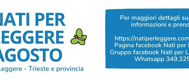 Appuntamenti Nati per Leggere agosto 2025