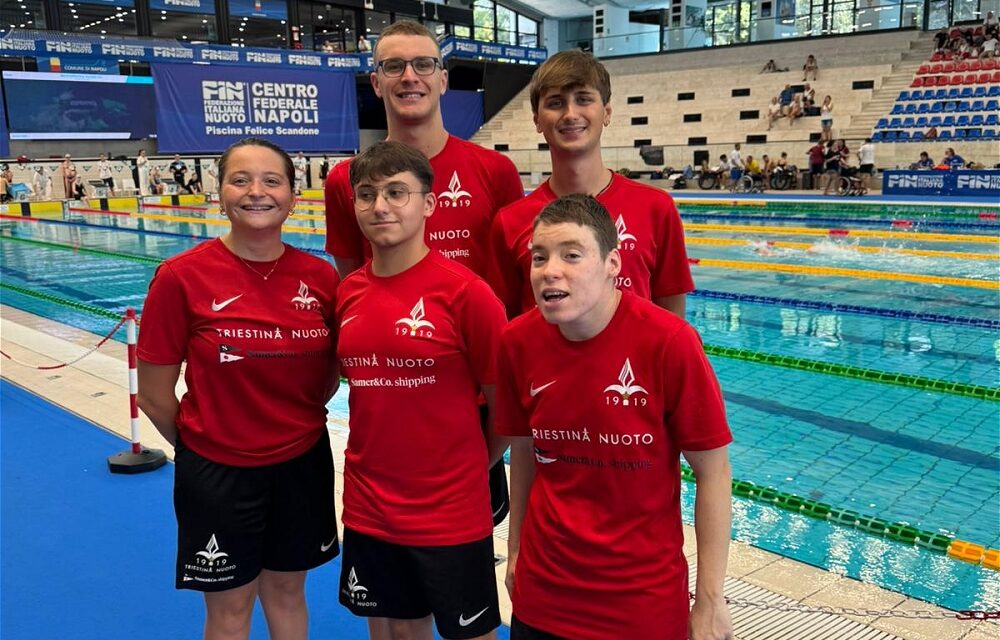 NUOTO PARALIMPICO: AI CAMPIONATI ITALIANI ESTIVI FINP LA TRIESTINA NUOTO FA LA VOCE GROSSA TRA VITTORIE E PODI