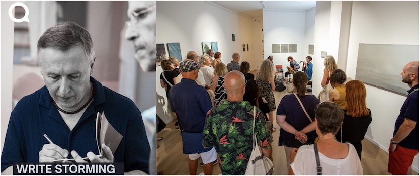 SPAZIO ESPOSITIVO THE CIRCLE GORIZIA: EVENTO COLLATERALI  VENERDÌ 18 LUGLIO, ALLA MOSTRA DEGLI ARTISTI MANUELA SEDMACH E IVAN CRICO “OLTRE LA LINEA”