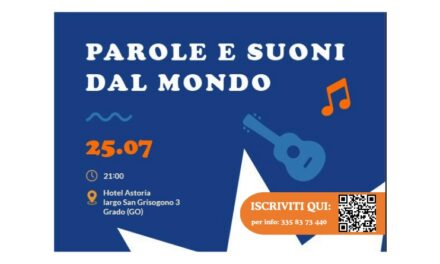 Parole e suoni dal mondo il 25 luglio 2025 a Grado