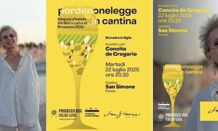 PORDENONELEGGE IN CANTINA: MARTEDÌ 22 LUGLIO CONCITA DE GREGORIO PRESENTA, NELLA CANTINA SAN SIMONE A RONDOVER, IL SUO ULTIMO ROMANZO “DI MADRE IN FIGLIA”