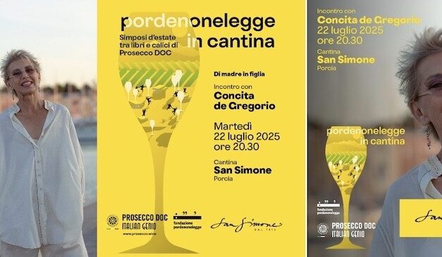PORDENONELEGGE IN CANTINA: MARTEDÌ 22 LUGLIO CONCITA DE GREGORIO PRESENTA, NELLA CANTINA SAN SIMONE A RONDOVER, IL SUO ULTIMO ROMANZO “DI MADRE IN FIGLIA”