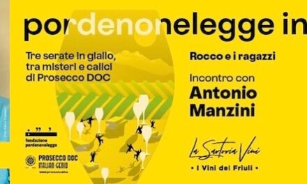 PORDENONELEGGE IN CANTINA, martedì 8 LUGLIO LO SCRITTORE ANTONIO MANZINI NELLA CANTINA LA SARTORIA VINI – PIERA 1989 A SAN QUIRINO