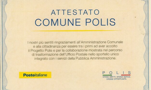 CONSEGNATA A 39 SINDACI DELL’EX PROVINCIA DI UDINE UNA PERGAMENA COME RINGRAZIAMENTO DI PARTECIPAZIONE AL PROGETTO POLIS