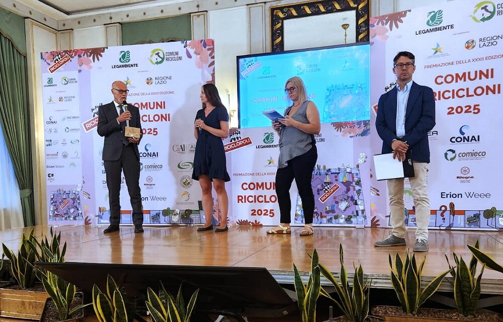 Comuni Ricicloni: all’Ecoforum di Legambiente il CIC premia Isontina Ambiente SRL