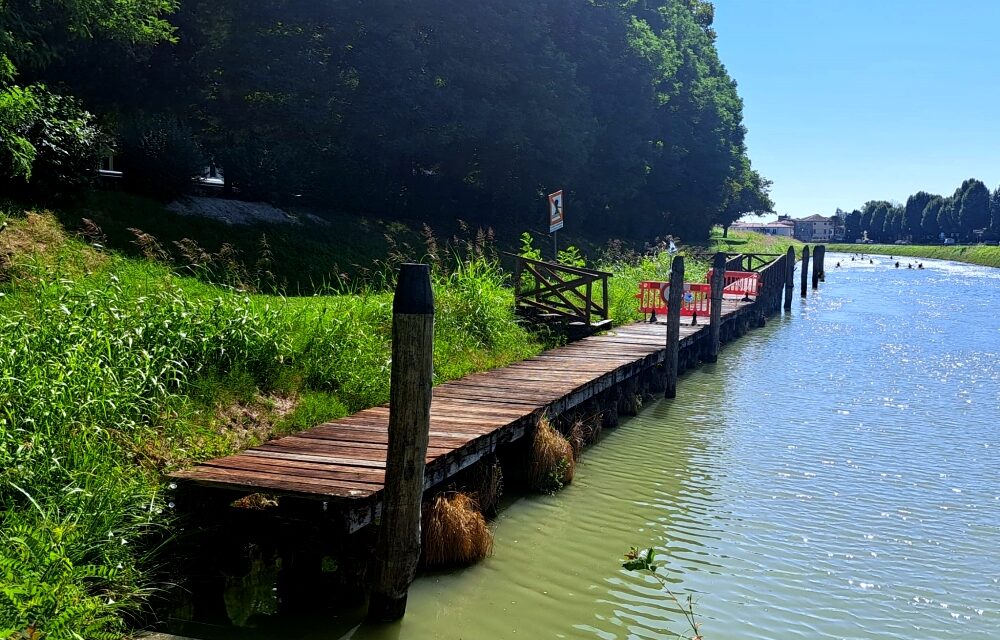 RIVIERA DEL BRENTA, AL VIA I LAVORI PER LA RICOSTRUZIONE DI QUATTRO PONTILI