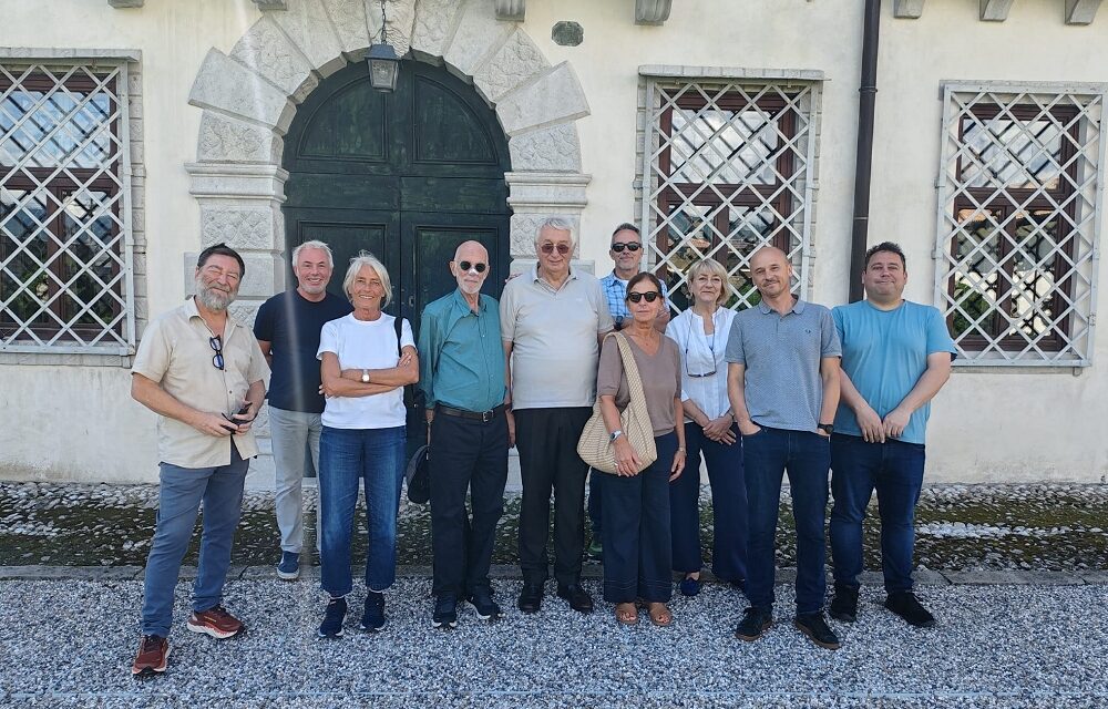 Gabriele Salvatores a Villa de Claricini Dornpacher, set del suo nuovo film “La variante di Lüneburg”
