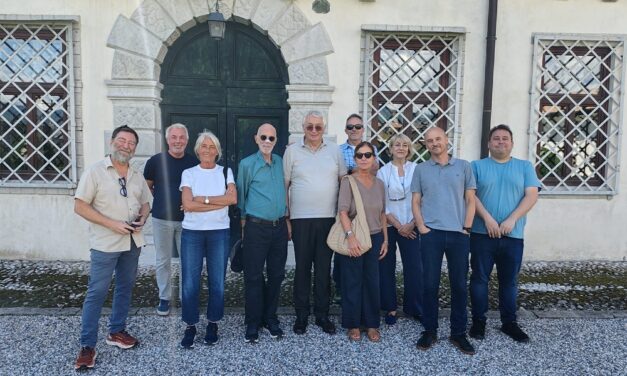 Gabriele Salvatores a Villa de Claricini Dornpacher, set del suo nuovo film “La variante di Lüneburg”