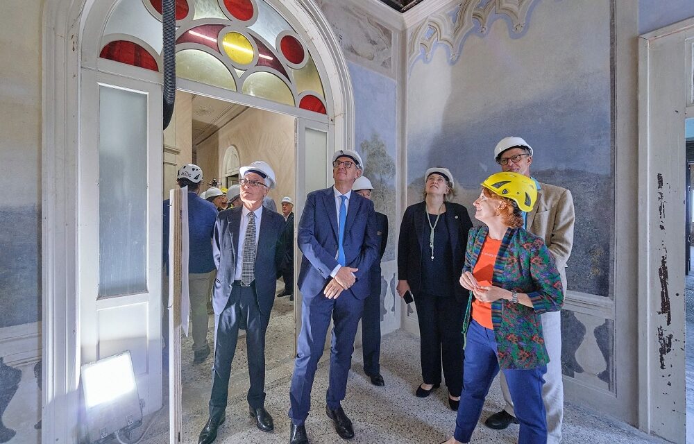 PRESENTATO L’AVANZAMENTO DEI LAVORI DI RESTAURO DI VILLA SEVASTOPULO (O CASTELLETTO DI MONTE VALERIO)