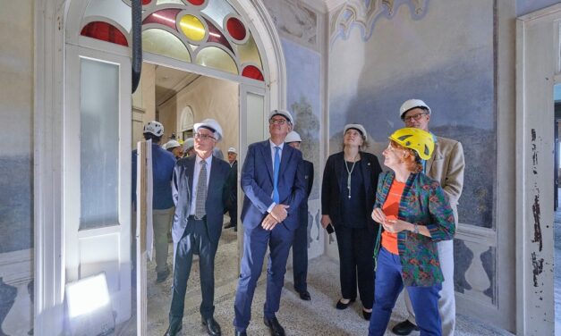 PRESENTATO L’AVANZAMENTO DEI LAVORI DI RESTAURO DI VILLA SEVASTOPULO (O CASTELLETTO DI MONTE VALERIO)