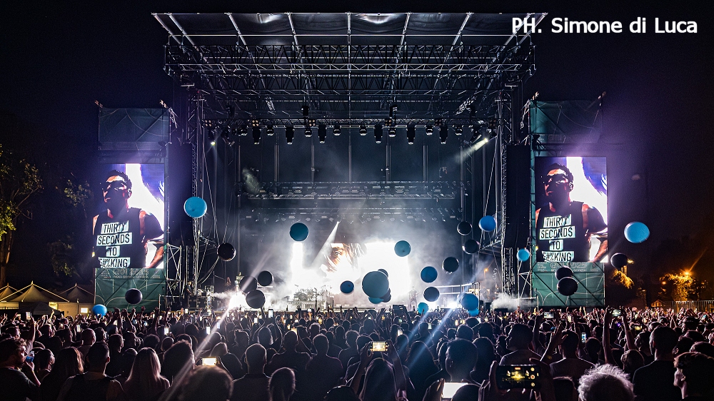 Grande successo per il live dei Thirty Seconds To Mars a Gorizia con oltre 7700 presenze
