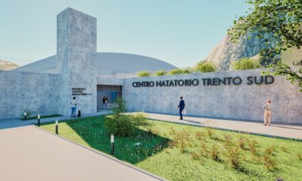 Trento: nuovo centro natatorio con tribuna da 600 posti, palestra e copertura verde