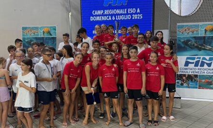 NUOTO: AI CAMPIONATI REGIONALE ESORDIENTI A LA TRIESTINA NUOTO FA LA VOCE GROSSA VINCENDO ANCHE IL TITOLO FVG A SQUADRE