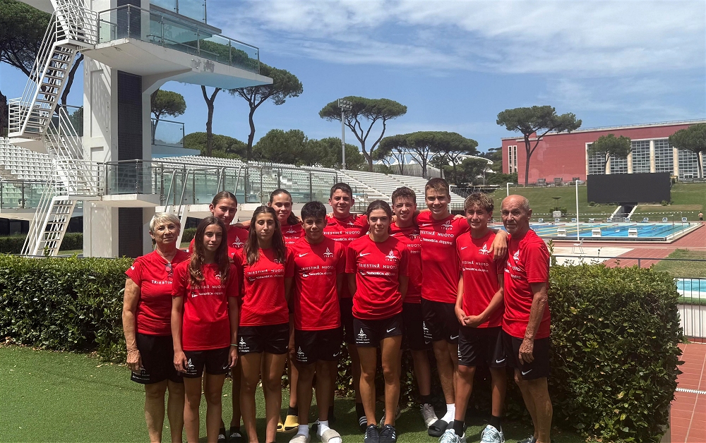 TUFFI: AI CAMPIONATI ITALIANI ESTIVI DI CATEGORIA LA TRIESTINA NUOTO CONQUISTA 6 MEDAGLIE E IL 2° NELLA CLASSIFICA DI SOCIETÀ