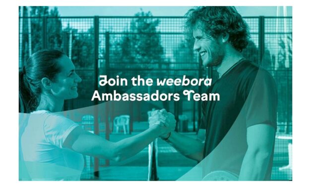 Nasce il Weebora Ambassador Program, dedicato a coach, Padel club e creator del mondo padel