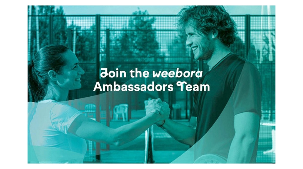 Nasce il Weebora Ambassador Program, dedicato a coach, Padel club e creator del mondo padel