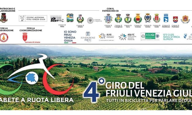 La quarta edizione di Diabete A Ruota Libera, pedalata benefica tra Veneto, Friuli Venezia Giulia e Slovenia, prenderà il via venerdì 5 settembre (fino al 7) per sensibilizzare la comunità sull’importanza di prevenzione, informazione e corretti stili di vita