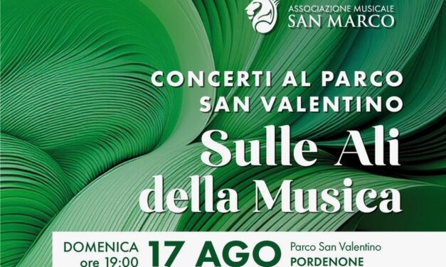 L’ESTATE AL PARCO DI SAN VALENTINO A PORDENONE VOLA “SULLE ALI DELLA MUSICA” CON LUISA SELLO E GIANNI FASSETTA