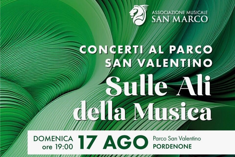 L’ESTATE AL PARCO DI SAN VALENTINO A PORDENONE VOLA “SULLE ALI DELLA MUSICA” CON LUISA SELLO E GIANNI FASSETTA