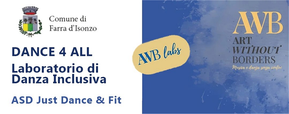 Riprendono gli appuntamenti di Art Without Borders: “Dance for All” – Laboratorio di danza inclusiva, dal 1 al 3 settembre con ASD Just Dance & Fit