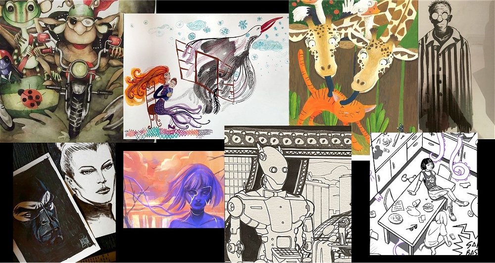ILLUSTRATORI E ARTISTI IN MOSTRA A TRIESTE PER L’ASSOCIAZIONE SKLAD MITJA ČUK