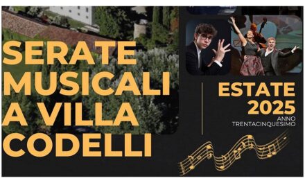 SERATE MUSICALI A VILLA CODELLI – MOSSA (GO): 23, 24, 29, 30 e 31 AGOSTO LA 35ª EDIZIONE