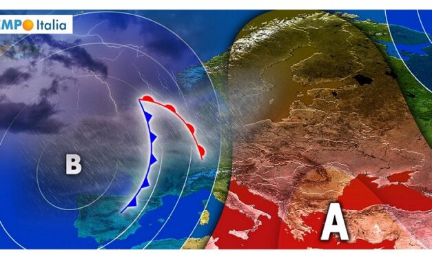 TEMPO ITALIA: brusco cambiamento meteo, stop al caldo estremo, in arrivo temporali diffusi
