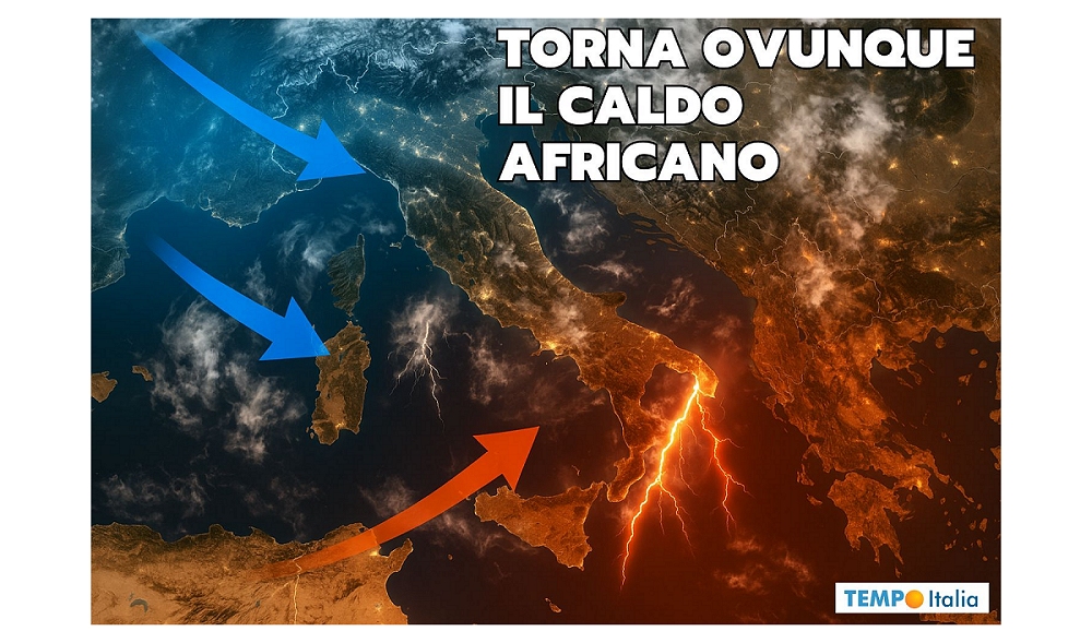 Meteo 7 Giorni: Domenica migliora, ma da Lunedì tornano piogge e temporali