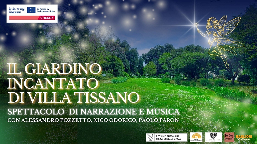 “Il giardino incantato di Villa Tissano” il canto segreto della Vecchia Foresta: spettacolo immersivo tra musica, narrazione e incanto