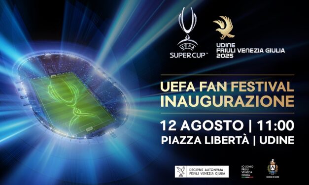 UEFA Fan Festival, le tre coppe arrivano a Udine