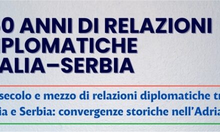 Un secolo e mezzo di relazioni diplomatiche tra Italia e Serbia: convergenze storiche nell’Adriatico: incontro alla Camera di Commercio di Trieste