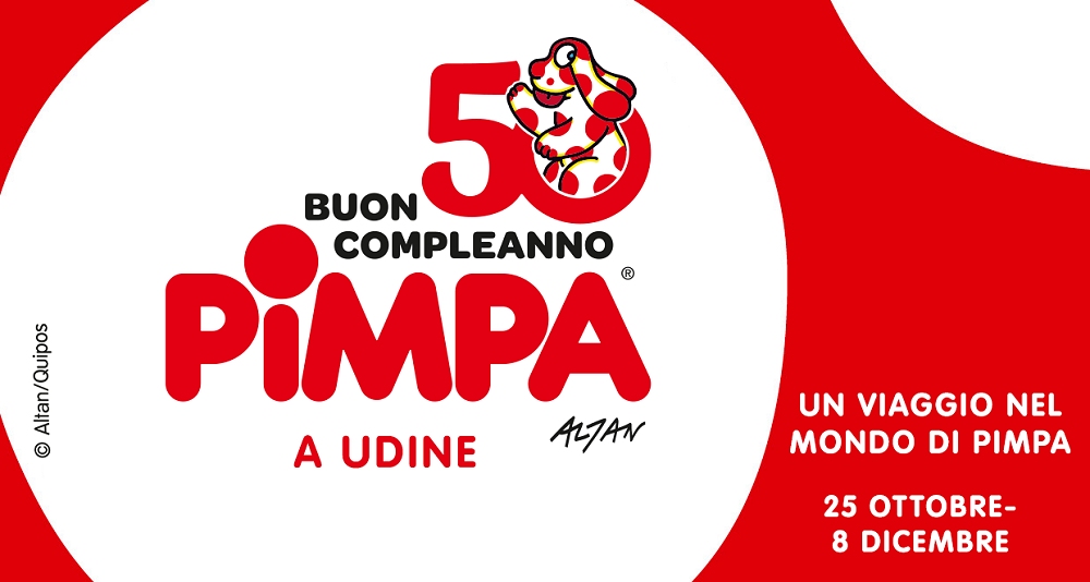 Buon compleanno, Pimpa! La mostra che celebra la cagnolina a pois rossi arriva a Udine