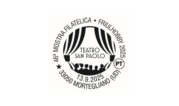 POSTE ITALIANE: A MORTEGLIANO L’ANNULLO FILATELICO PER LA MOSTRA FILATELICA NELL’AMBITO DI FRIULHOBBY