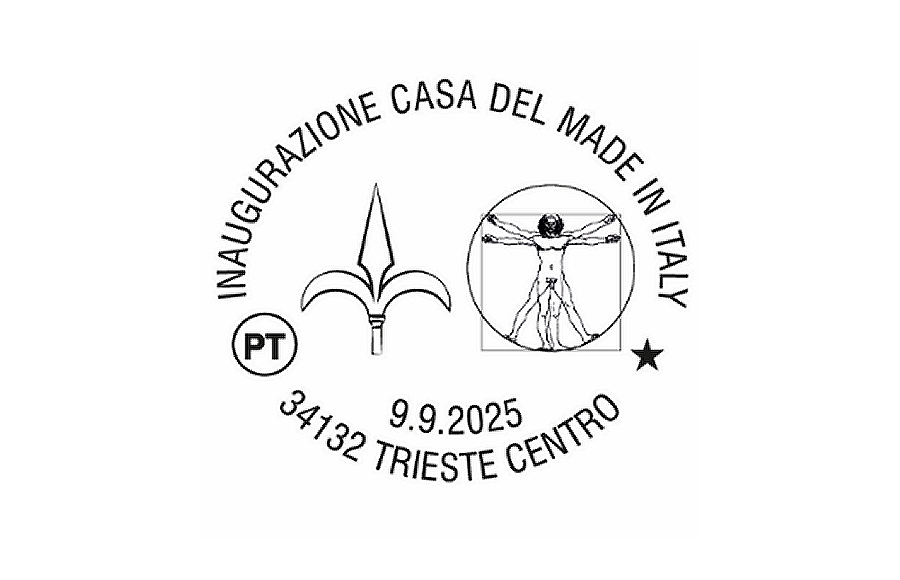 POSTE ITALIANE: DISPONIBILE A TRIESTE L’ANNULLO FILATELICO PER L’INAUGURAZIONE DELLA CASA DEL MADE IN ITALY